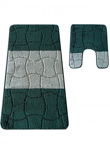 4sleep 2-piece set, MONTANA SARIYER, green - Bath Mat - Main image