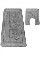 4sleep 2-piece set, MONTANA MARITIME, grey - Bath Mat