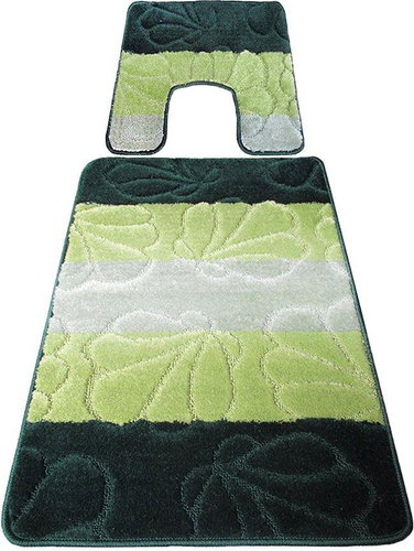 4sleep 2-piece set U, MONTANA 01, green - Bath Mat - Main image