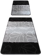 4sleep 2-piece set, MONTANA 01, black - Bath Mat