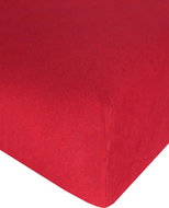 4sleep terry with elastic 90/200 red - Bedsheet