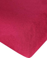 4sleep terry with elastic 180/200 burgundy - Bedsheet