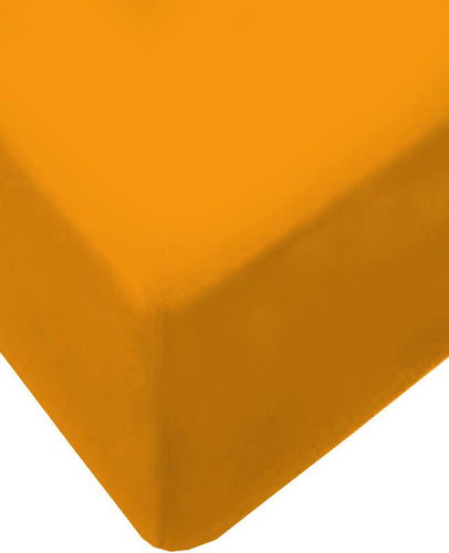 4sleep jersey with elastic band 90/200 cm. orange - Bedsheet - Main image