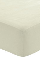Fleece sheet with elastic band 90 × 200 cm, off-white - Bedsheet