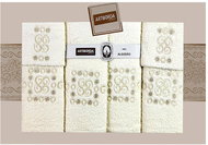 4sleep Dárkové balení ručníků a osušek Artiborda - krémová 48 - Towel Set