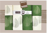 4sleep Dárkové balení ručníků a osušek Artiborda - krém/zelená 68 - Towel Set