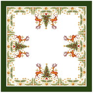 4sleep Christmas tablecloth 75 × 75 cm - deer - Tablecloth