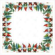 4sleep Christmas tablecloth 75 × 75 cm - elves - Tablecloth