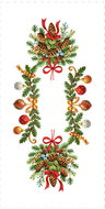 4sleep Christmas tablecloth 50 × 100 cm - pine cones - Tablecloth