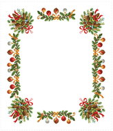 4sleep Christmas tablecloth 120 × 140 cm - pine cones - Tablecloth