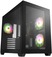 FSP Fortron CMT380B Black - Számítógépház