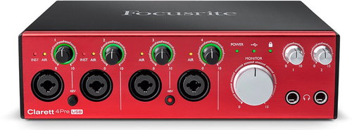 Focusrite Clarett 4Pre USB - External Sound Card  - Main image