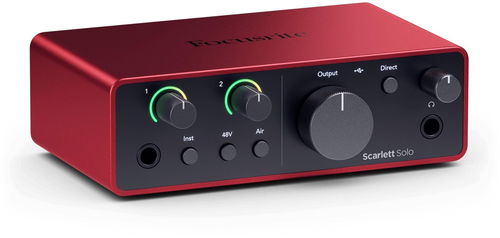 Focusrite Scarlett Solo 4th Gen - Externí zvuková karta - Hlavní obrázek