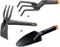 Fiskars Set Shovel + Hoe + Cultivator - Tool Set
