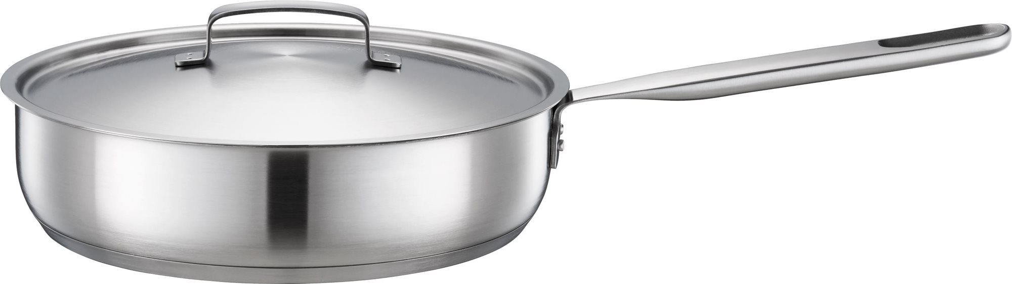 FISKARS All Steel Nyeles lábas fedővel, 3,2 l, 26 cm