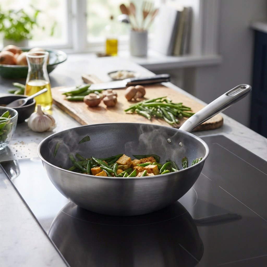 FISKARS All Steel Wok - 28cm