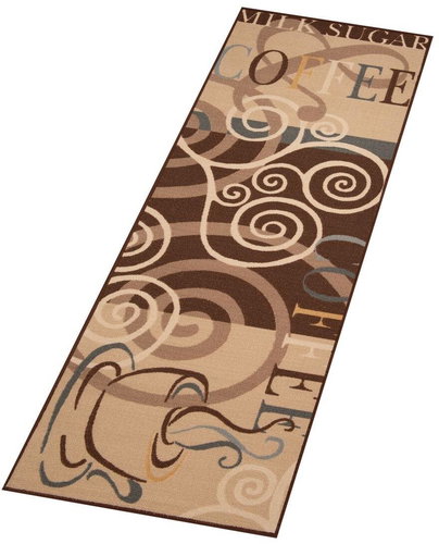 Běhoun Coffee Ornament 67×180 Vibe 103491 brown 67×180 cm - Koberec - Main image