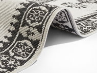 Běhoun Twin Supreme 104125 Black/Cream 80×250 cm - Koberec