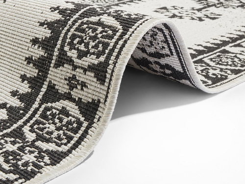 Běhoun Twin Supreme 104125 Black/Cream 80×250 cm - Koberec - Main image