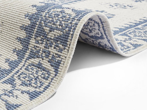 Běhoun Twin Supreme 104126 Blue/Cream 80×350 cm - Koberec - Main image