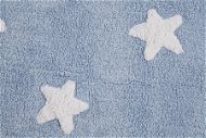 Bio kusový, ručne tkaný Stars Blue-White 120 × 160 cm - Koberec
