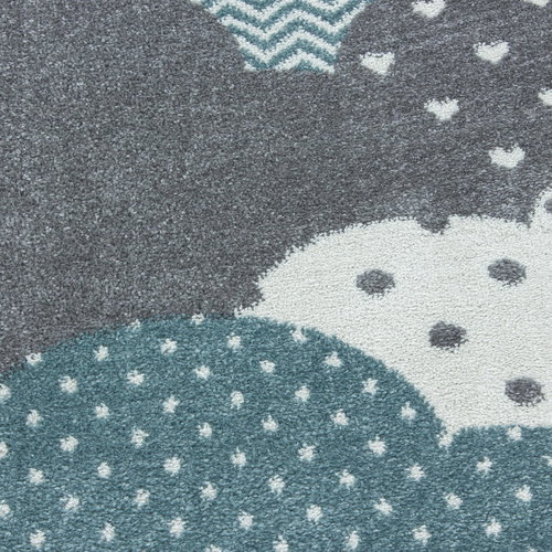 Dětský kusový Bambi 820 blue kruh 160×160 cm kruh - Carpet - Main image