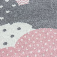 Dětský kusový Bambi 820 pink kruh 160×160 cm kruh - Carpet