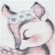 Dětský kusový Bambi 850 pink kruh 120×120 cm kruh - Koberec
