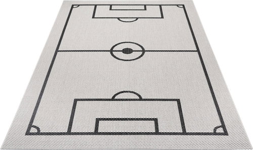 Detský kusový Flatweave Kids Rugs 104871 Cream / Black 200 × 290 cm - Koberec - Hlavný obrázok