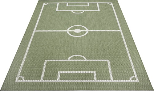 Dětský kusový Flatweave Kids Rugs 104872 Green/Cream 160×230 cm - Koberec - Main image