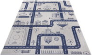 Dětský kusový Flatweave Kids Rugs 104876 Cream/Blue 160×230 cm - Koberec