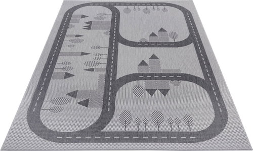 Dětský kusový Flatweave Kids Rugs 104878 Grey 120×170 cm - Koberec - Main image