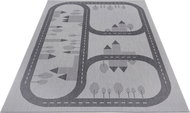 Dětský kusový Flatweave Kids Rugs 104878 Grey 200×290 cm - Koberec