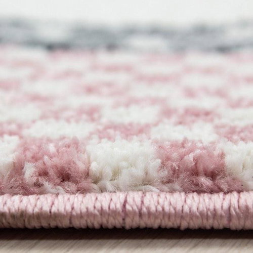 Dětský kusový Kids 570 pink kruh 160×160 cm kruh - Carpet - Main image