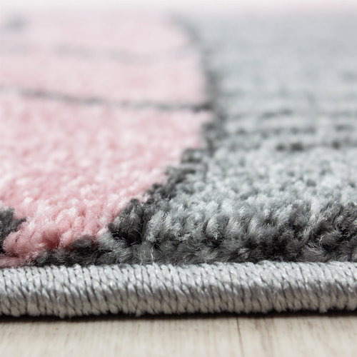 Dětský kusový Kids 580 pink kruh 160×160 cm kruh - Carpet - Main image