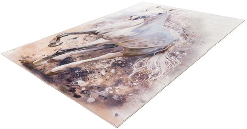 Children's piece Torino kids 235 WHITE HORSE 80×120 cm - Carpet - Main image