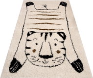 Dětský kusový Vini 104172 Creme/Black/Brown 120×170 cm - Koberec