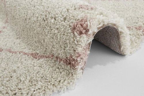 Kusový Allure 102749 Cream/Rose 160×160 cm kruh - Koberec - Main image
