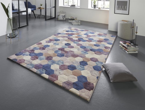 Kusový Arty 103581 Blueberry/ Cream z kolekce Elle 120×170 cm - Koberec - Main image