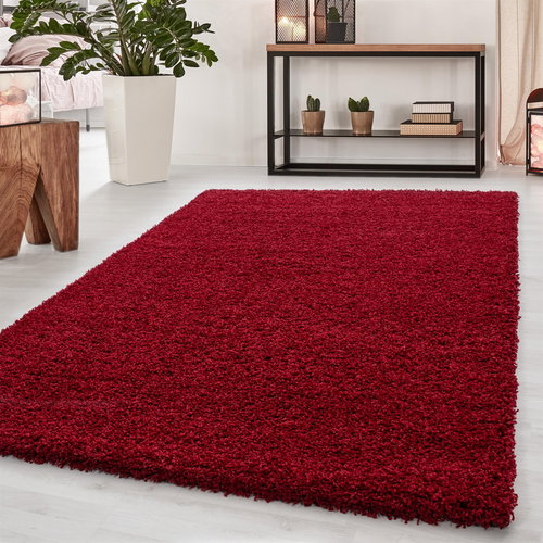 Kusový Dream Shaggy 4000 Red 65×130 cm - Carpet - Main image