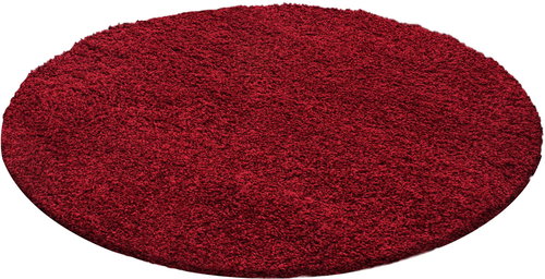 Kusový Dream Shaggy 4000 Red Kruh 120×120 cm kruh - Koberec - Main image