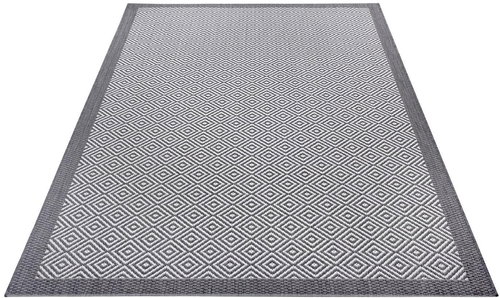 Kusový Flatweave 104823 Silvergrey/Cream 200×290 cm - Koberec - Main image