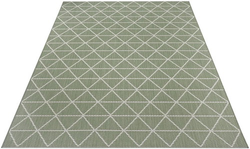 Kusový Flatweave 104836 Green/Cream 80×150 cm - Koberec - Main image