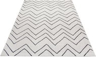 Kusový Flatweave 104839 Cream/Black 160×230 cm - Koberec