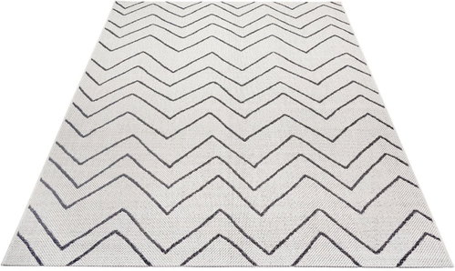 Kusový Flatweave 104839 Cream/Black 160×230 cm - Koberec - Main image