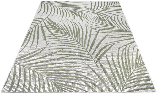 Kusový Flatweave 104849 Cream/Green 160×230 cm - Koberec - Main image