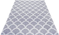 Kusový Flatweave 104865 Cream/Blue - Koberec