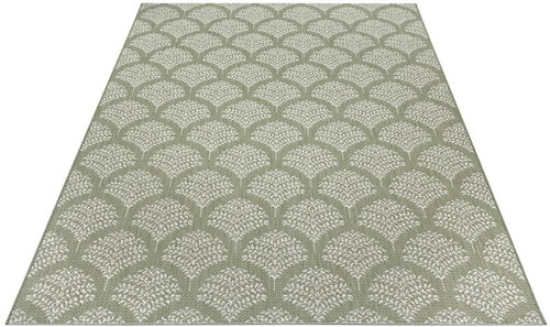Kusový Flatweave 104868 Green/Cream 80×150 cm - Koberec - Main image
