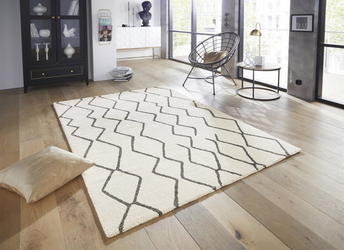 Kusový Glow 103657 Cream/Grey z kolekce Elle 200×290 cm - Koberec - Main image