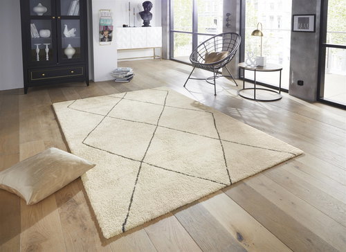 Kusový Glow 103661 Cream/Grey z kolekce Elle 160×230 cm - Koberec - Main image